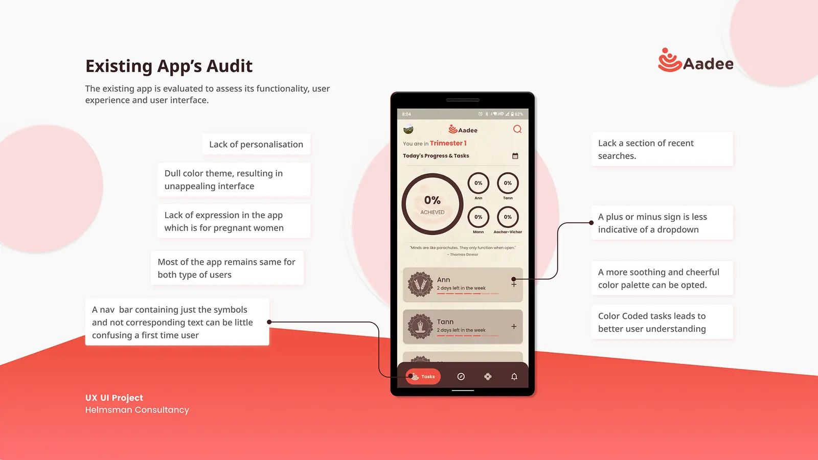 Aadee — health & parenting software by Helmsman, screen 2