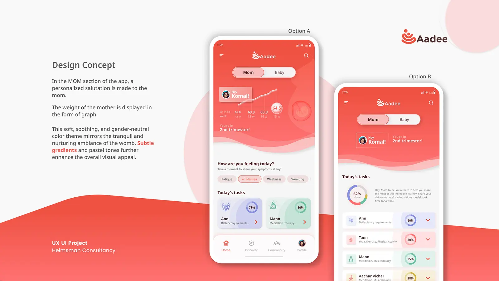 Aadee — health & parenting software by Helmsman, screen 7