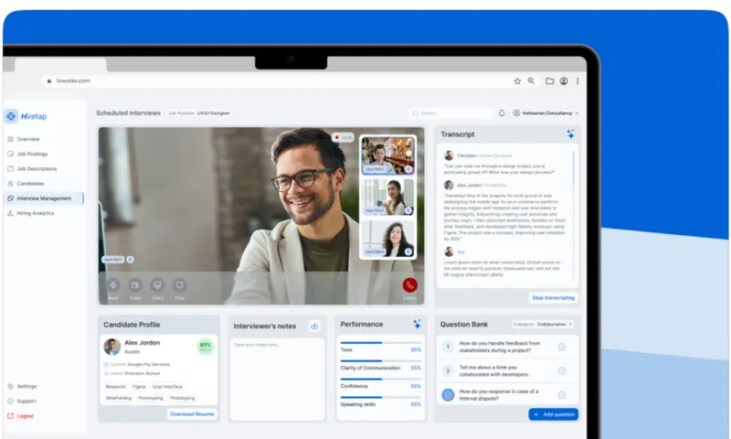 AI Talent Acquisition Platform — apps & platforms by Helmsman