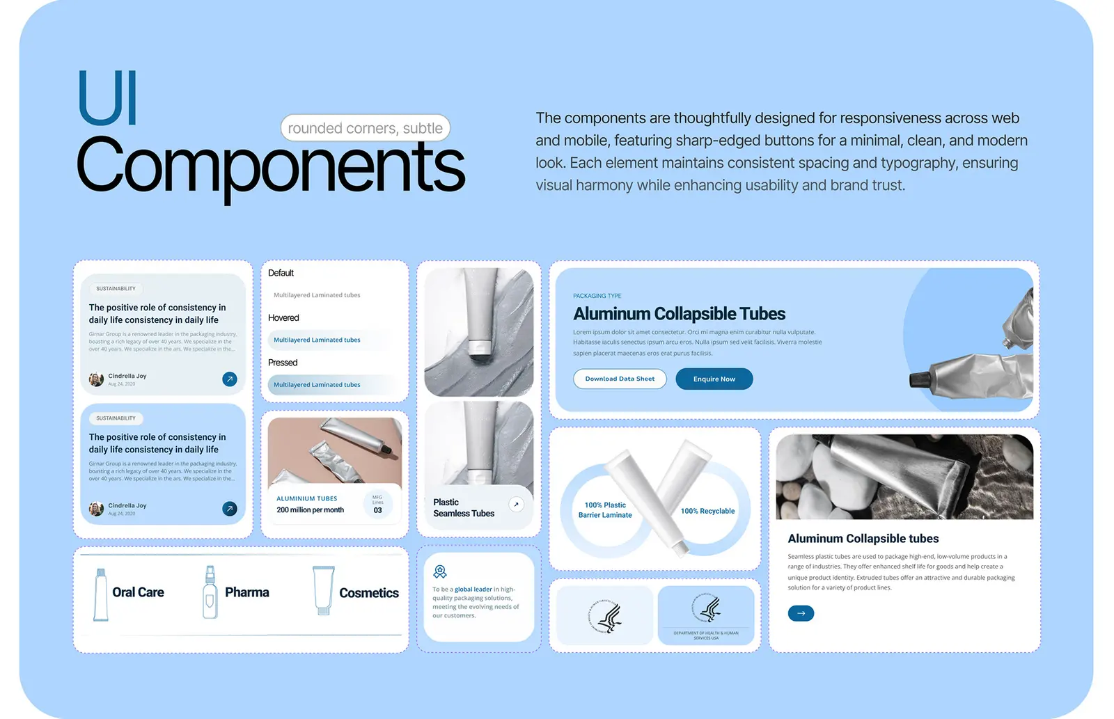 Aneeta Packaging — packaging export website by Helmsman, screen 5