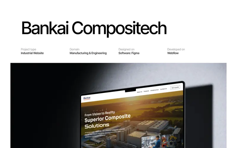 Bankai Compositech — websites & e-commerce by Helmsman