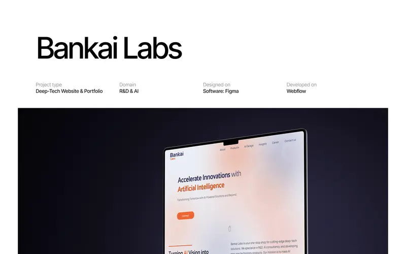 Bankai Labs — websites & e-commerce by Helmsman