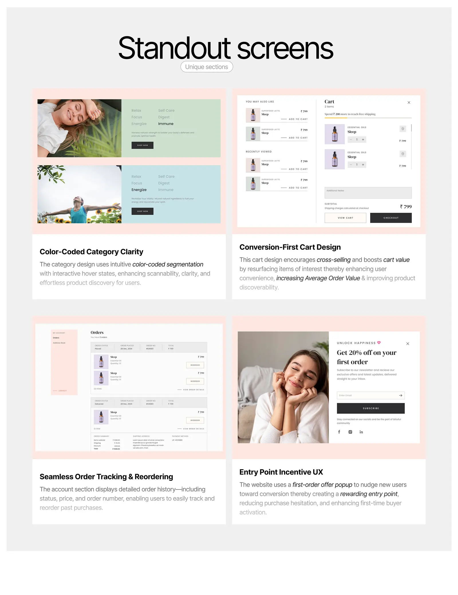Blissful Being — wellness website by Helmsman, screen 9