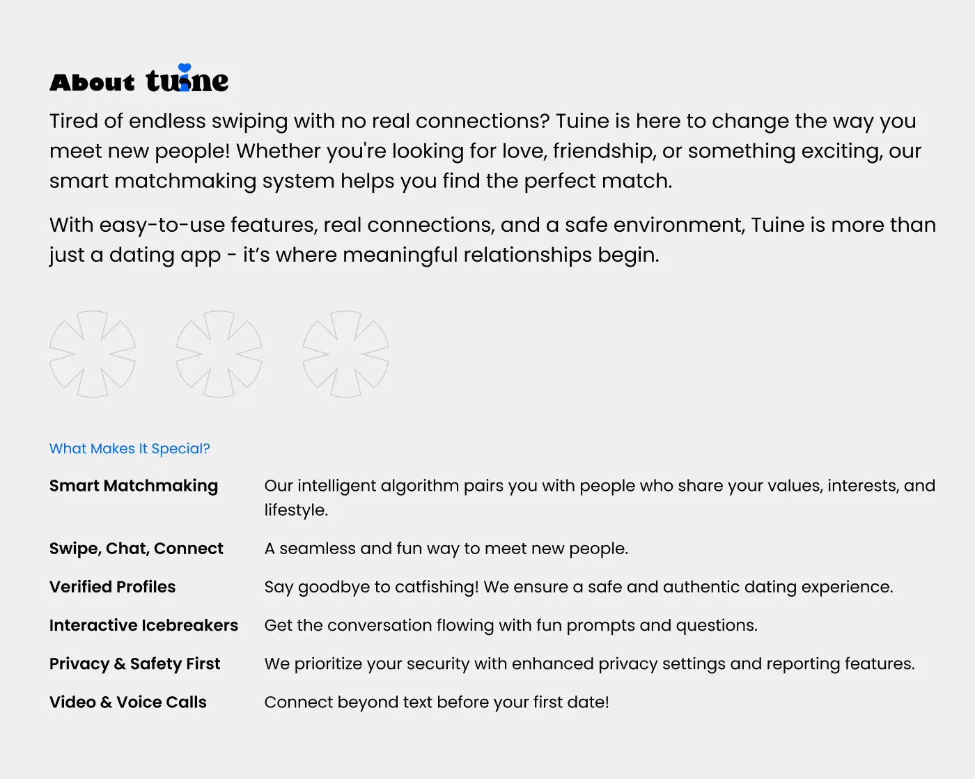 Tuine — social & dating software by Helmsman, screen 2