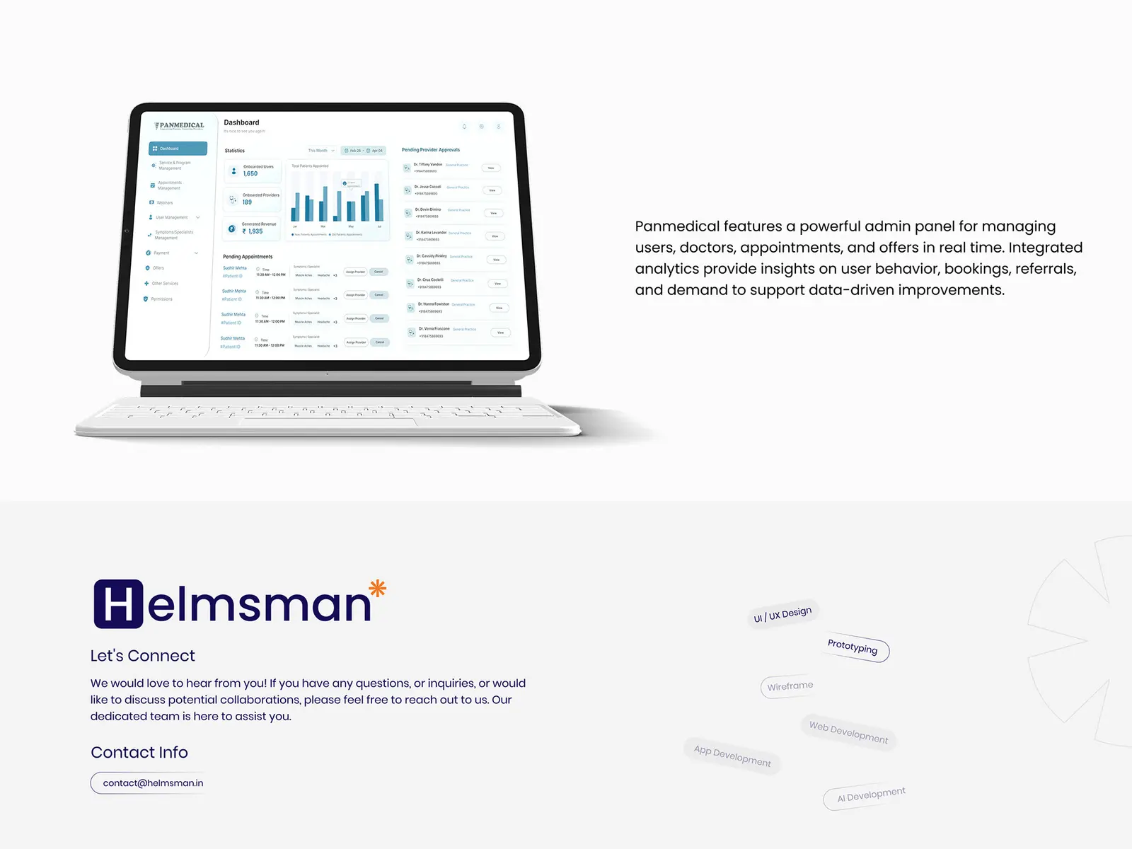 Panmedical — healthcare software by Helmsman, screen 10