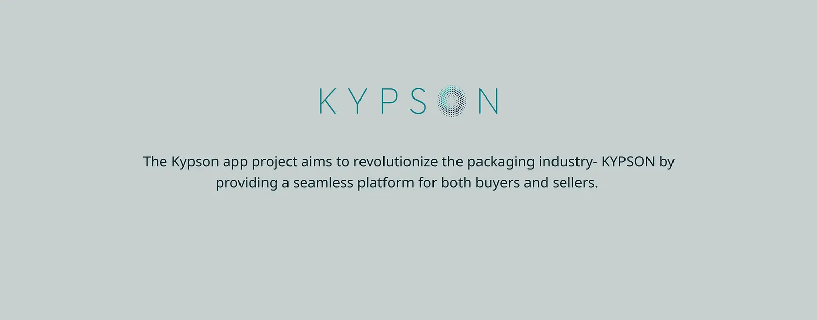 Kypson — packaging software by Helmsman, screen 1