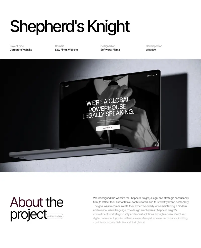 Shepherd's Knight — websites & e-commerce by Helmsman