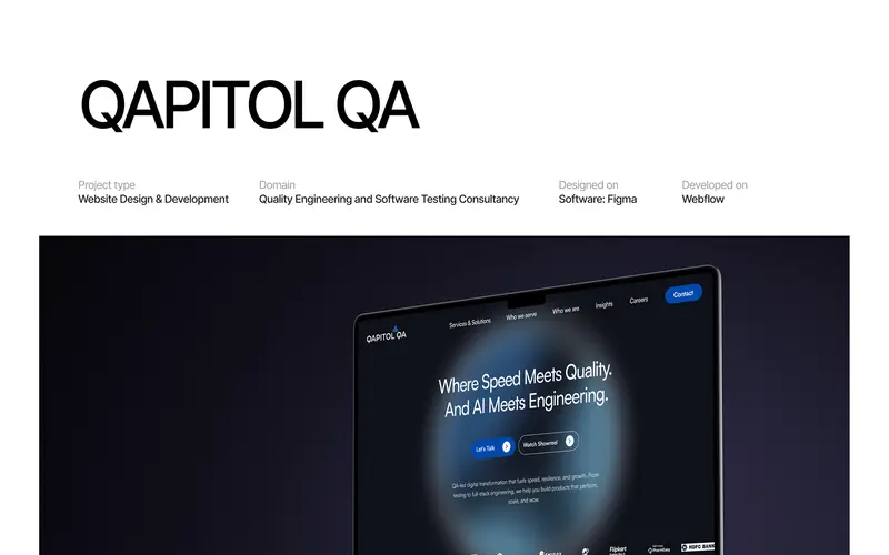 QAPITOL QA — websites & e-commerce by Helmsman