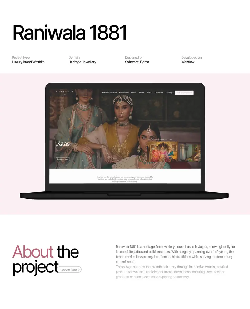Raniwala — websites & e-commerce by Helmsman