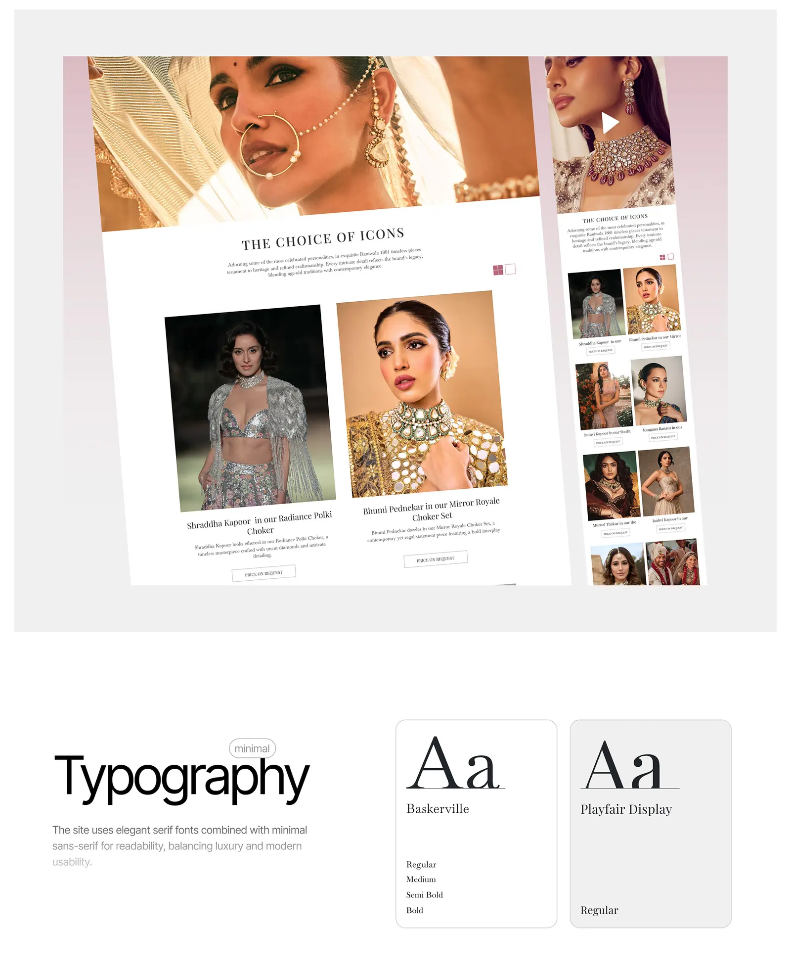 Raniwala — bridal jewellery website by Helmsman, screen 3