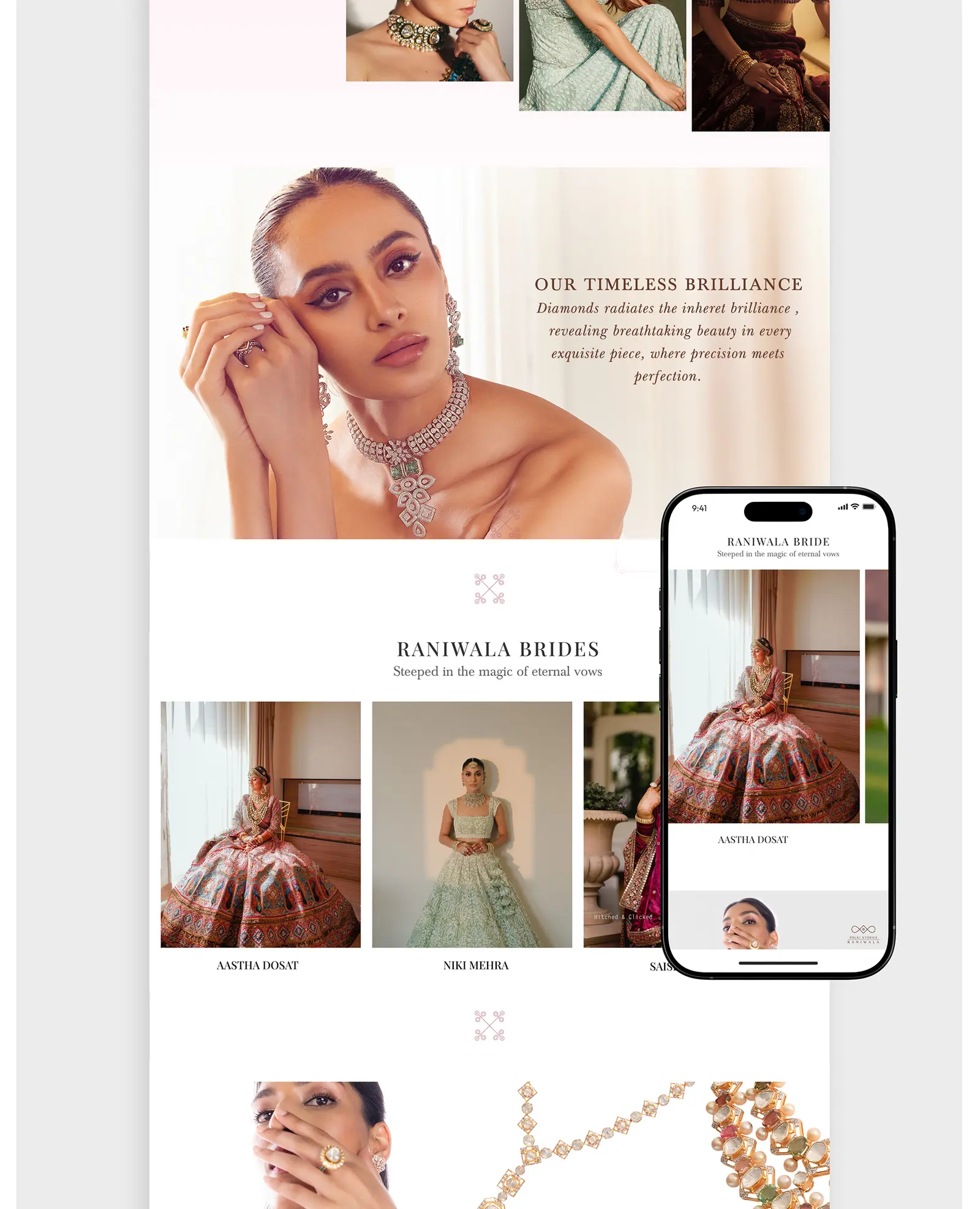 Raniwala — bridal jewellery website by Helmsman, screen 7