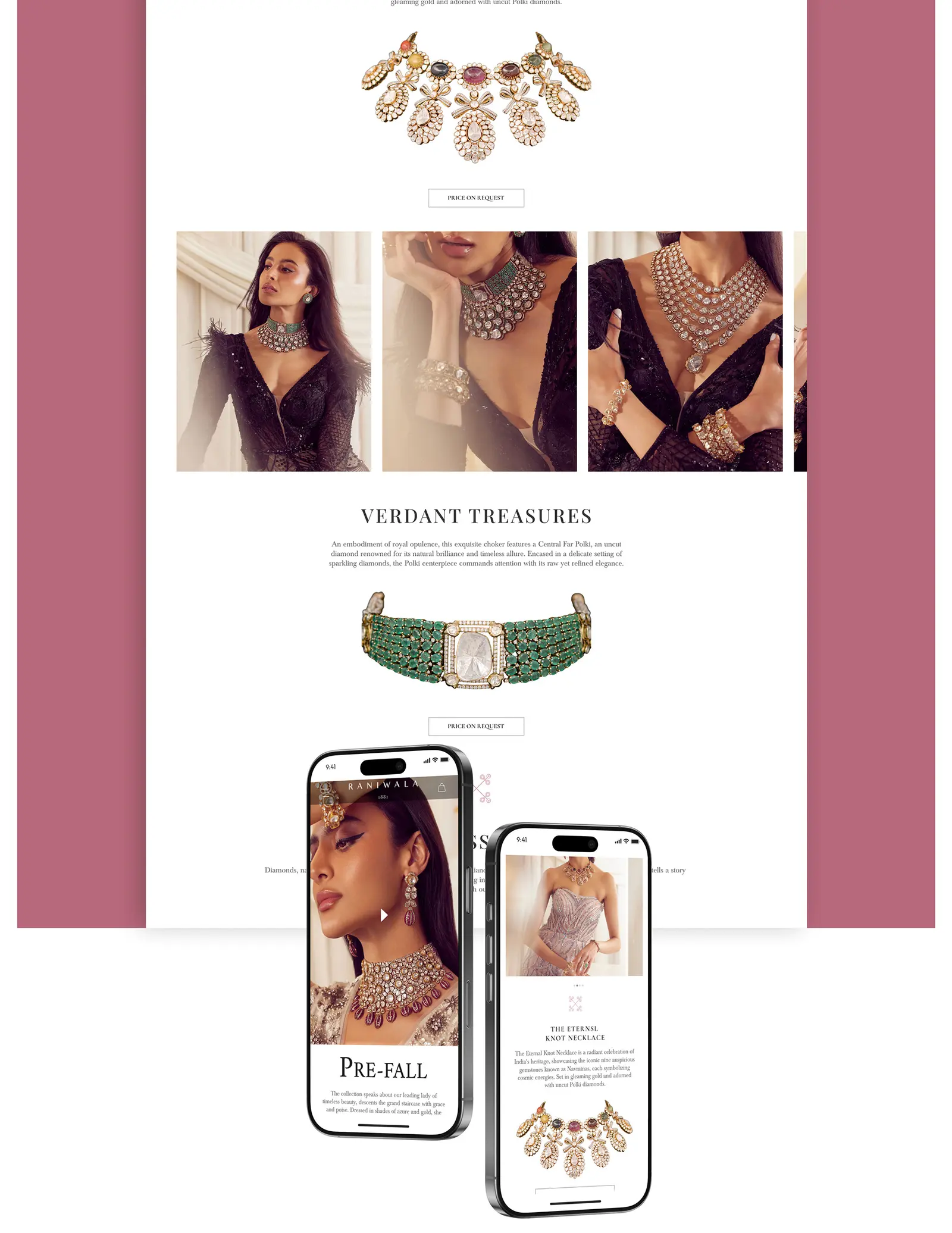 Raniwala — bridal jewellery website by Helmsman, screen 10