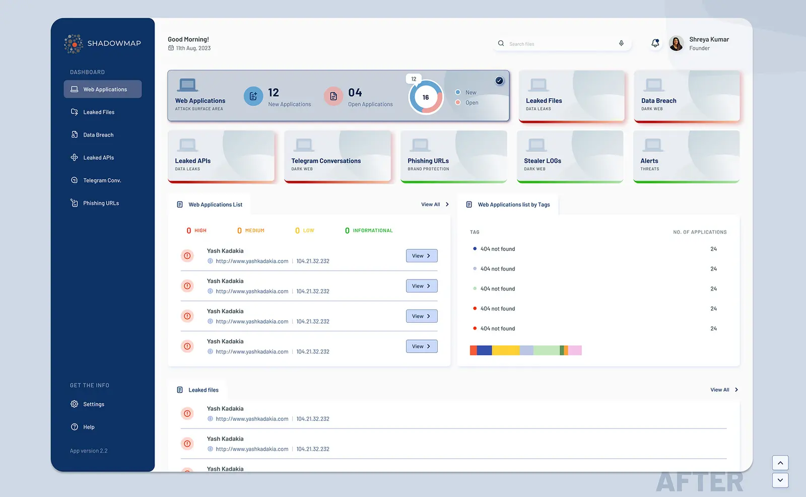 Shadow Map — cyber security software by Helmsman, screen 6