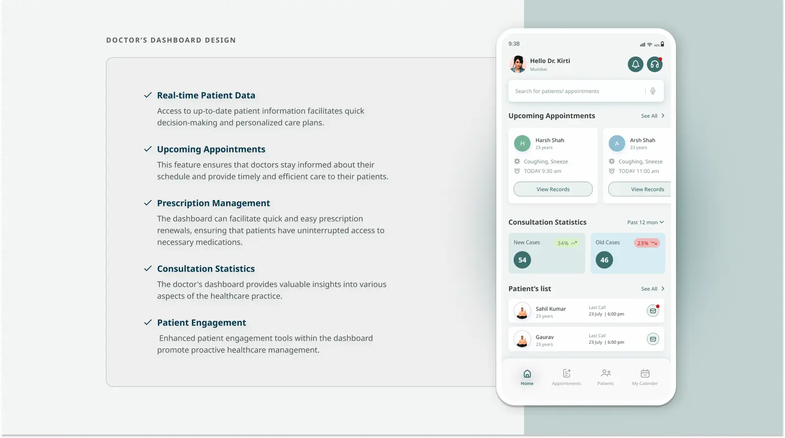 DocLink — healthcare software by Helmsman, screen 7