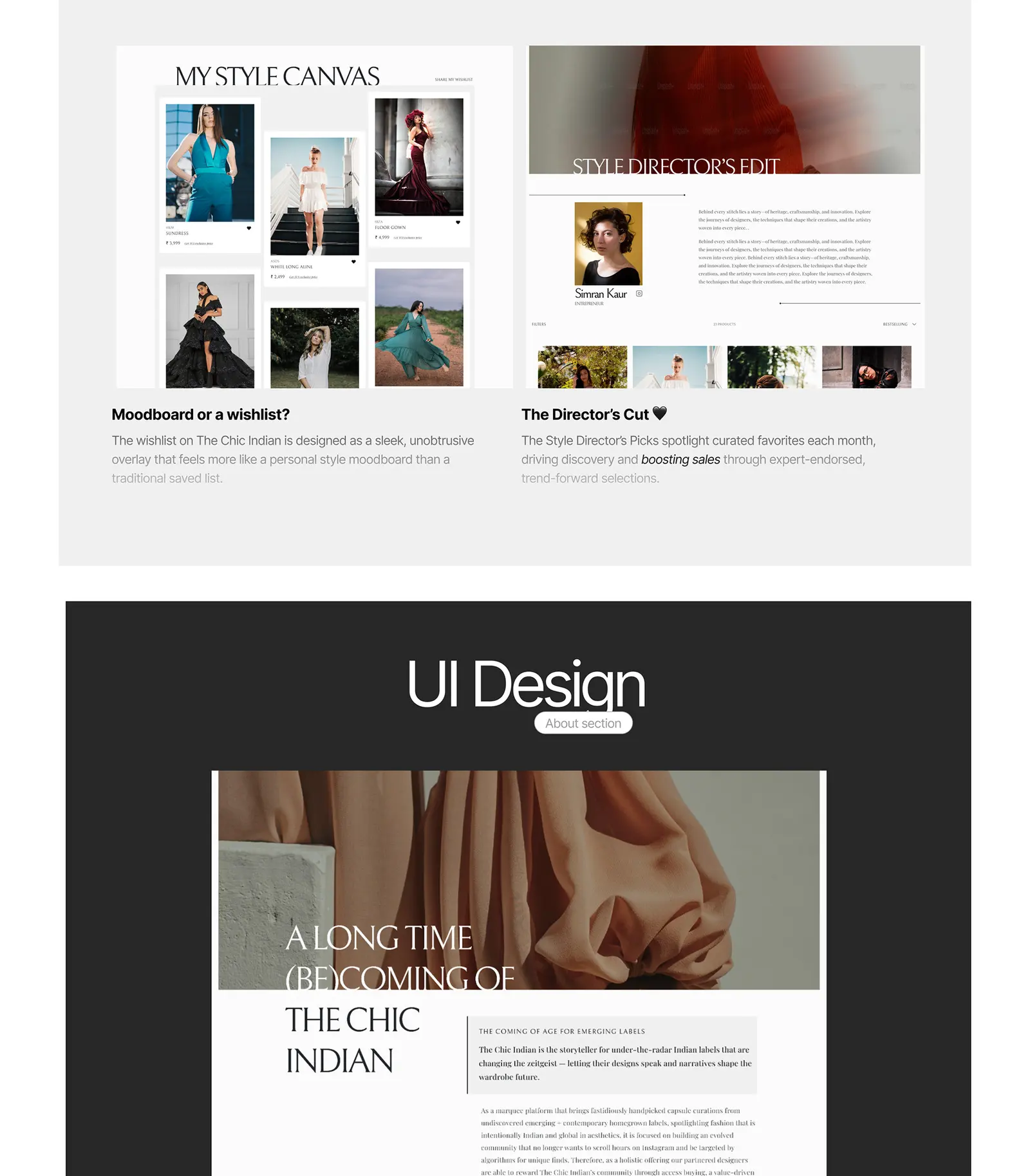 The Chic Indian — fashion website by Helmsman, screen 9