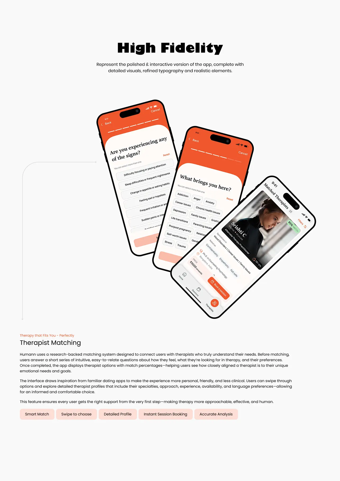 One platform, three products — mental health software by Helmsman, screen 8