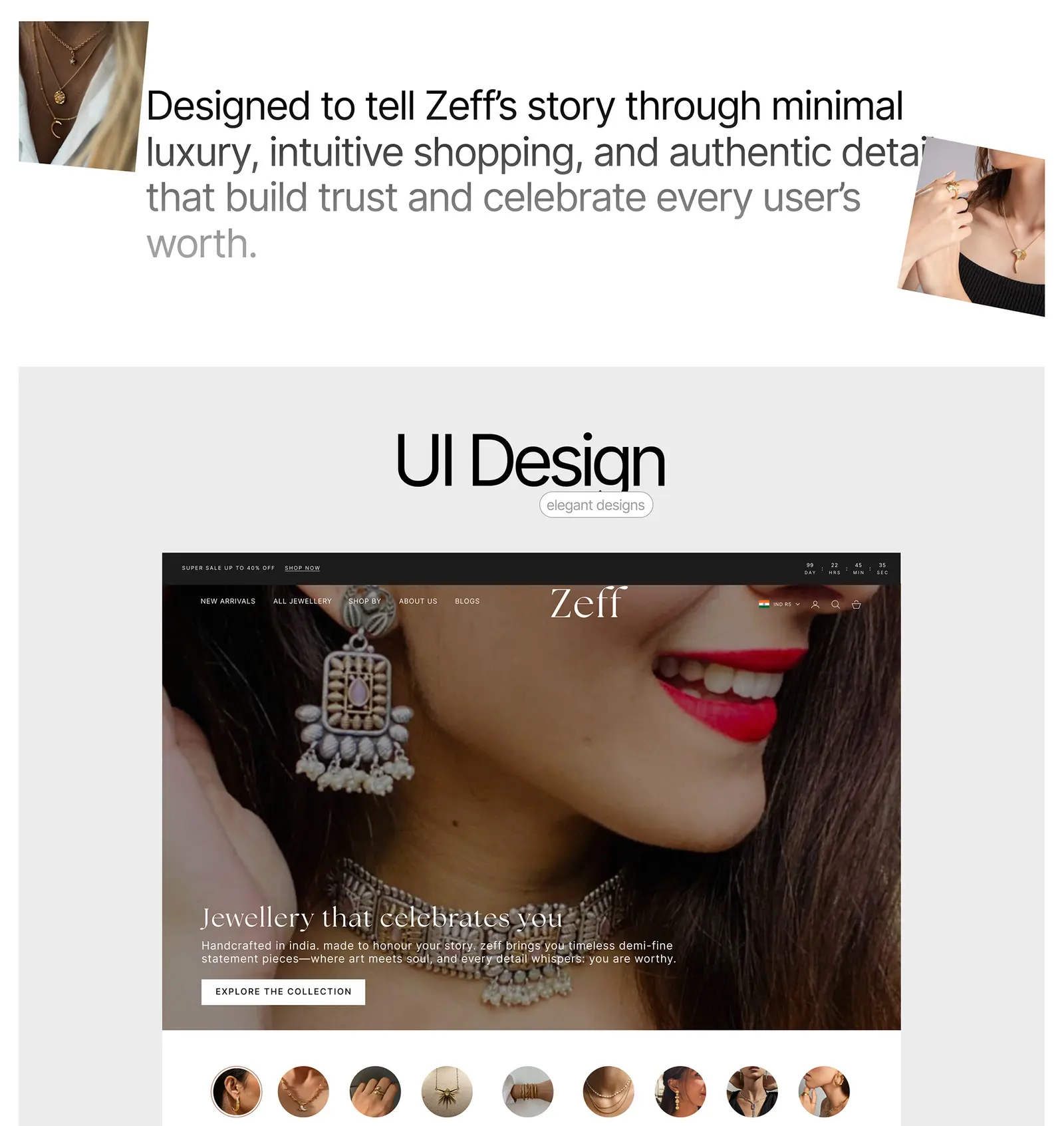 Zeff — fine jewellery website by Helmsman, screen 5