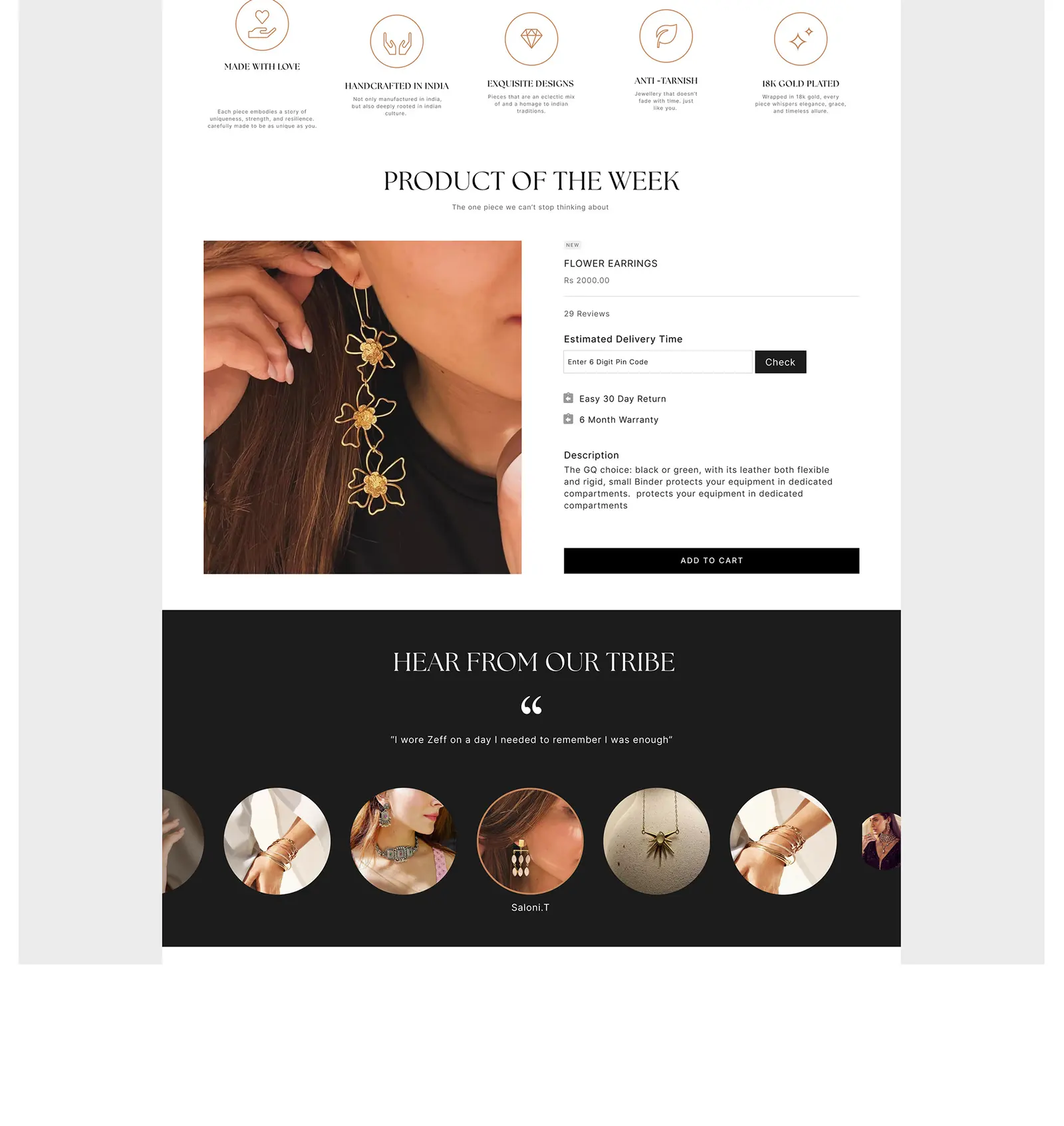 Zeff — fine jewellery website by Helmsman, screen 9