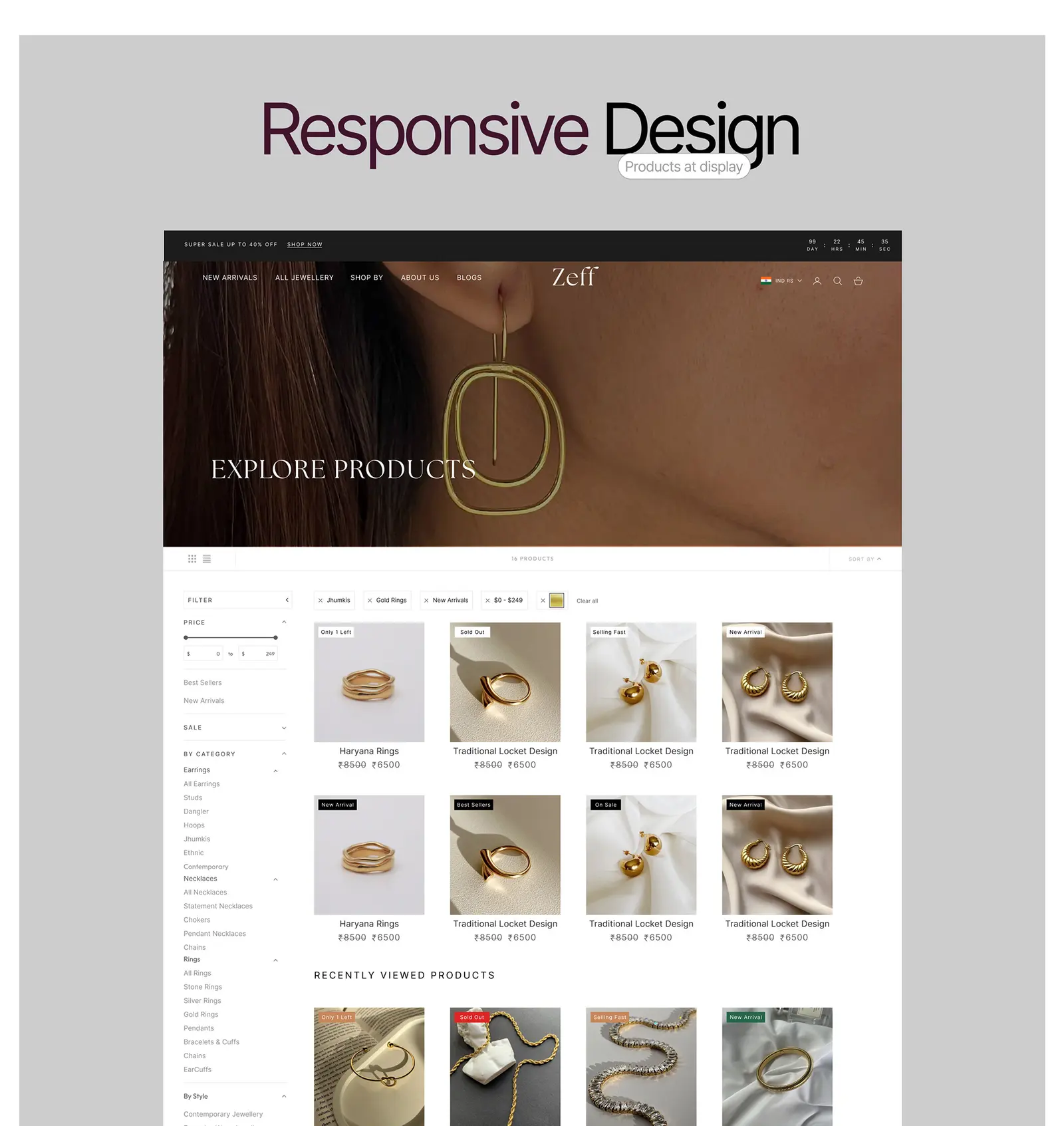 Zeff — fine jewellery website by Helmsman, screen 11