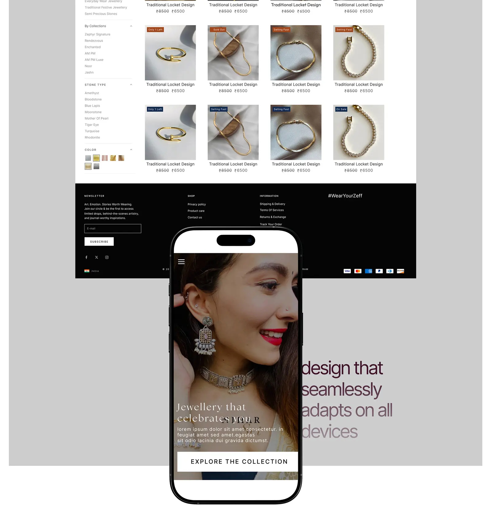 Zeff — fine jewellery website by Helmsman, screen 12